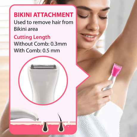 Agaro 33622 Trimmer for Women's - White_2