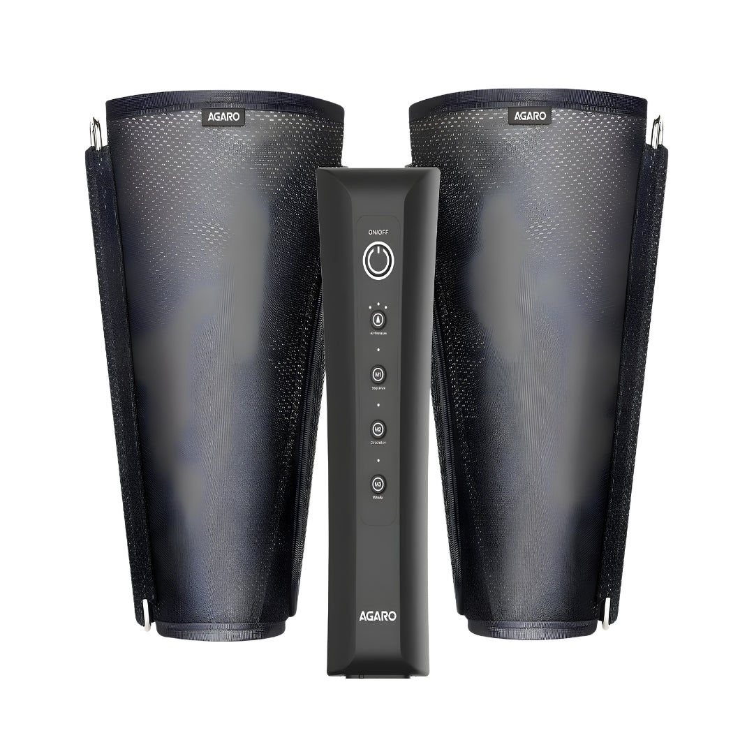 Agaro Air Calf Leg Massager 12 Watts - Grey_Frontview