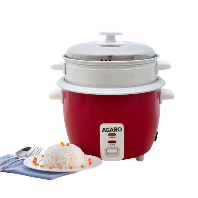 Agaro Elegant 33957 Electric Rice Cooker 1 L - Red_1