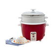 Agaro Elegant 33957 Electric Rice Cooker 1 L - Red_Front View