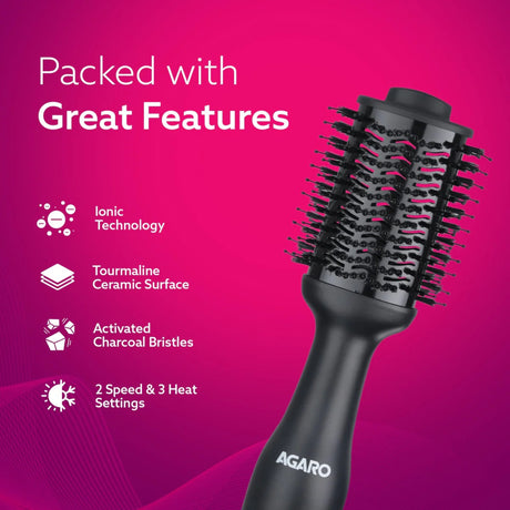 Agaro HV2179 Volumizer 1200 Watts - Black_2