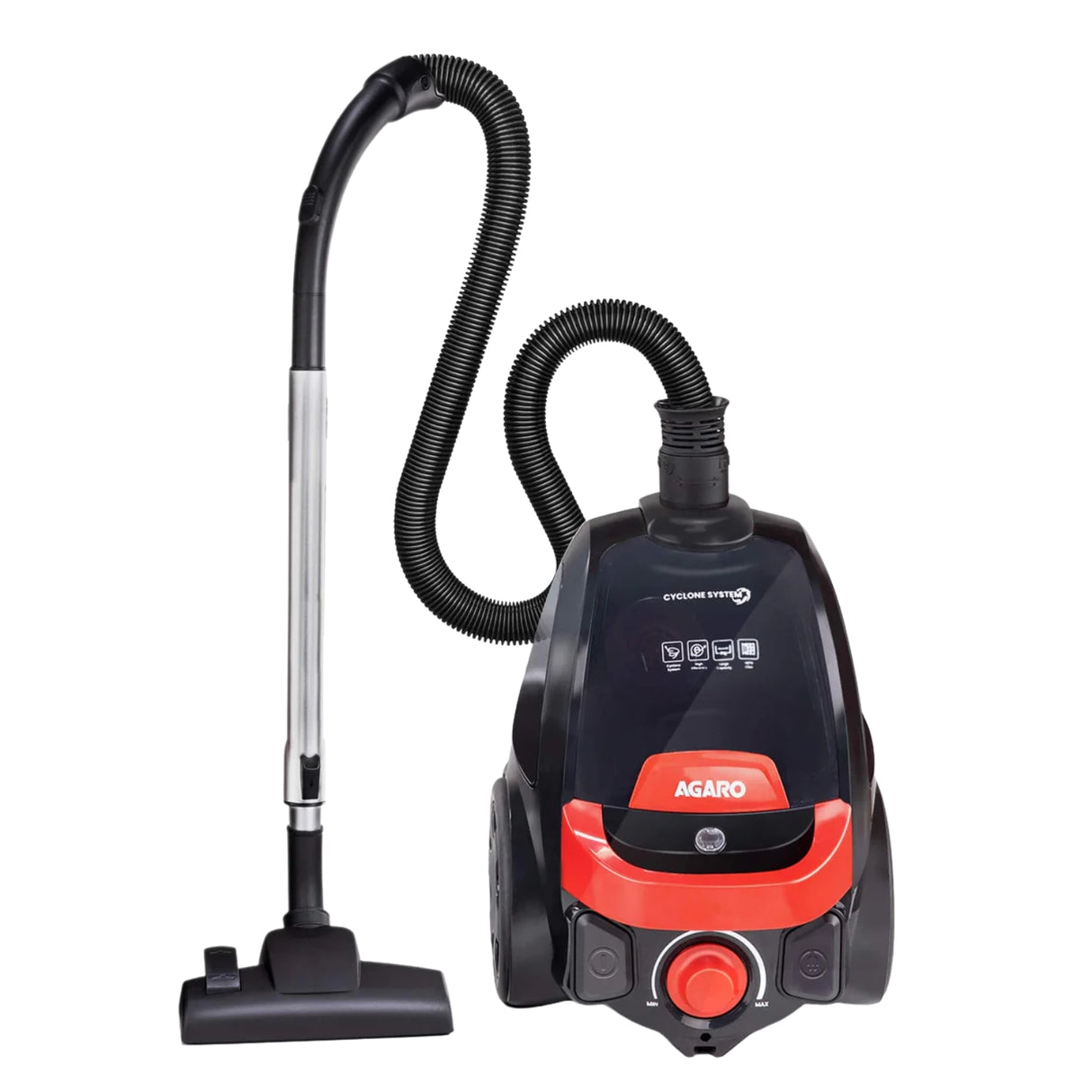 Agaro Icon Bagless Vacuum Cleaner 2000W - Black_1