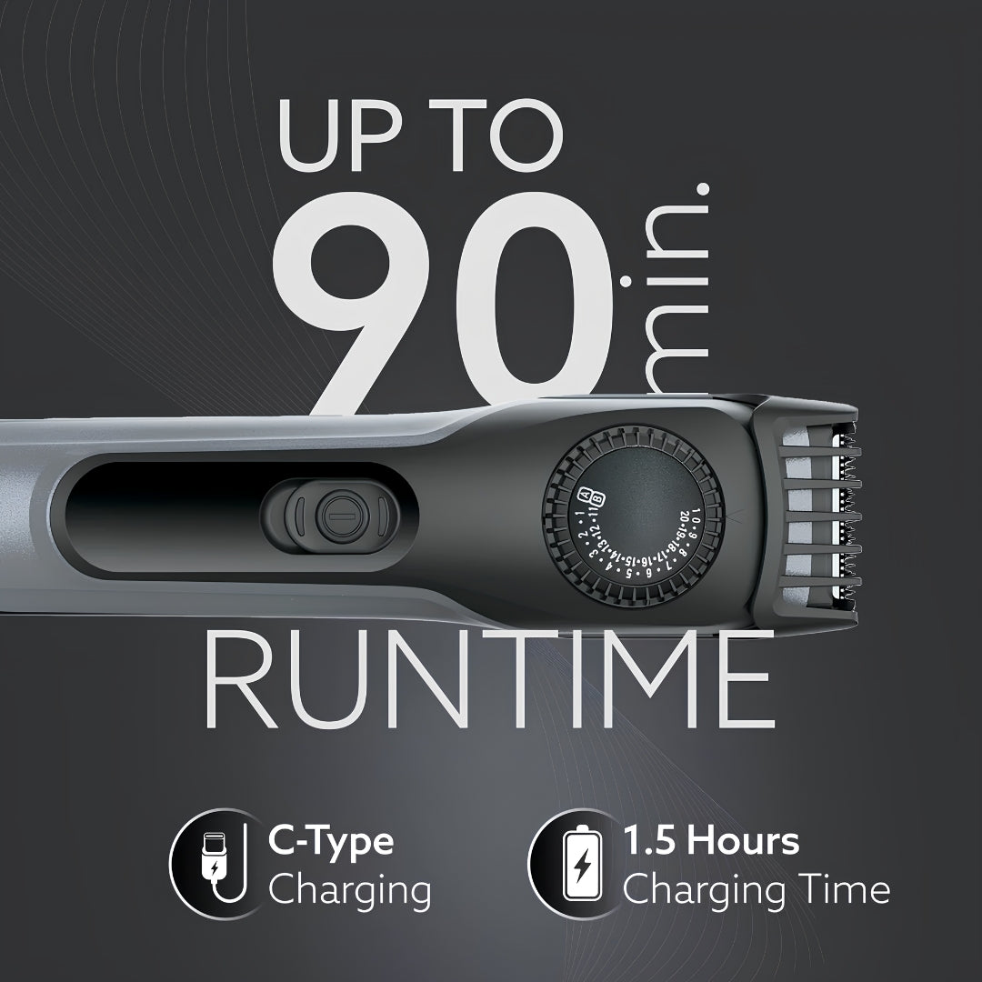 Agaro MT-2525 Beard Trimmer - Black_Feature_4