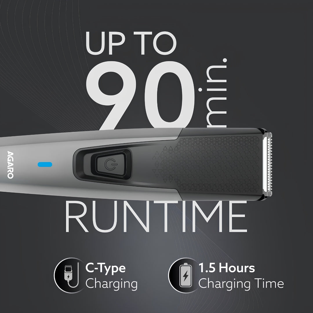 Agaro MT-5005 Beard Trimmer - Black_Feature_3