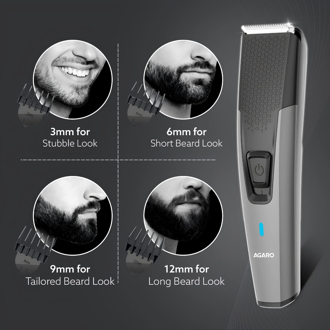 Agaro MT-5005 Beard Trimmer - Black_Feature_4