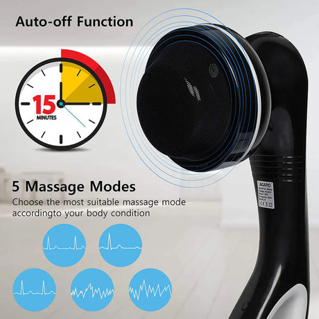 Agaro Relax Hand Massager 28 Watts - Black_2