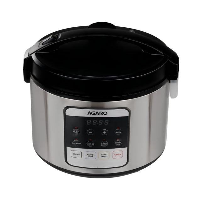 Agaro  Royal Electric Rice Cooker 5 L - Silver_Front View