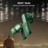 Boat Airdopes 800 True Wireless Earbuds - Interstellar Green