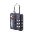 American Tourister 3 Dial TSA Combination Lock - 3.2 cm Black Front View_1