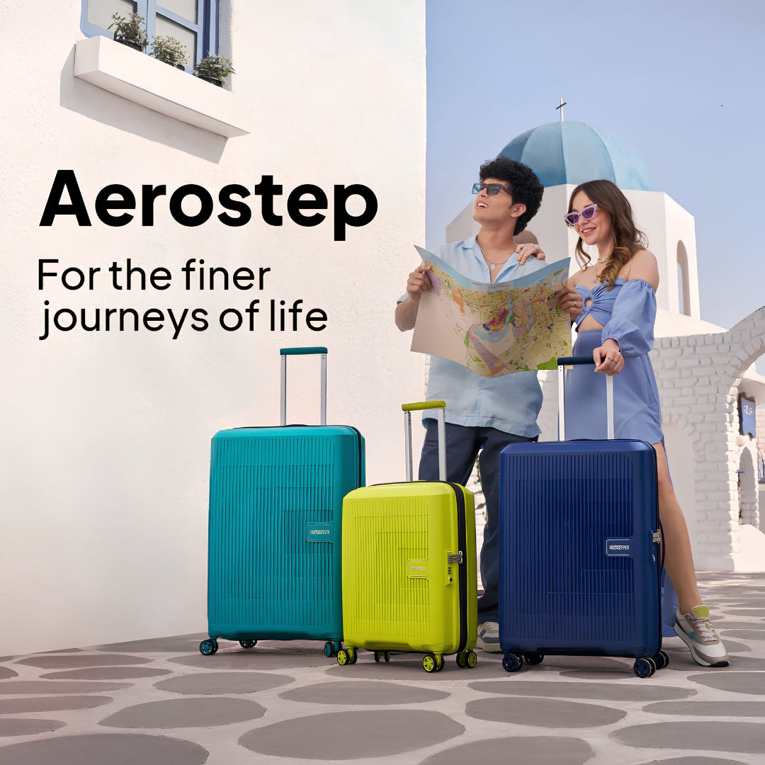 American Tourister Aerostep Spinner - Blue Key Feature_6