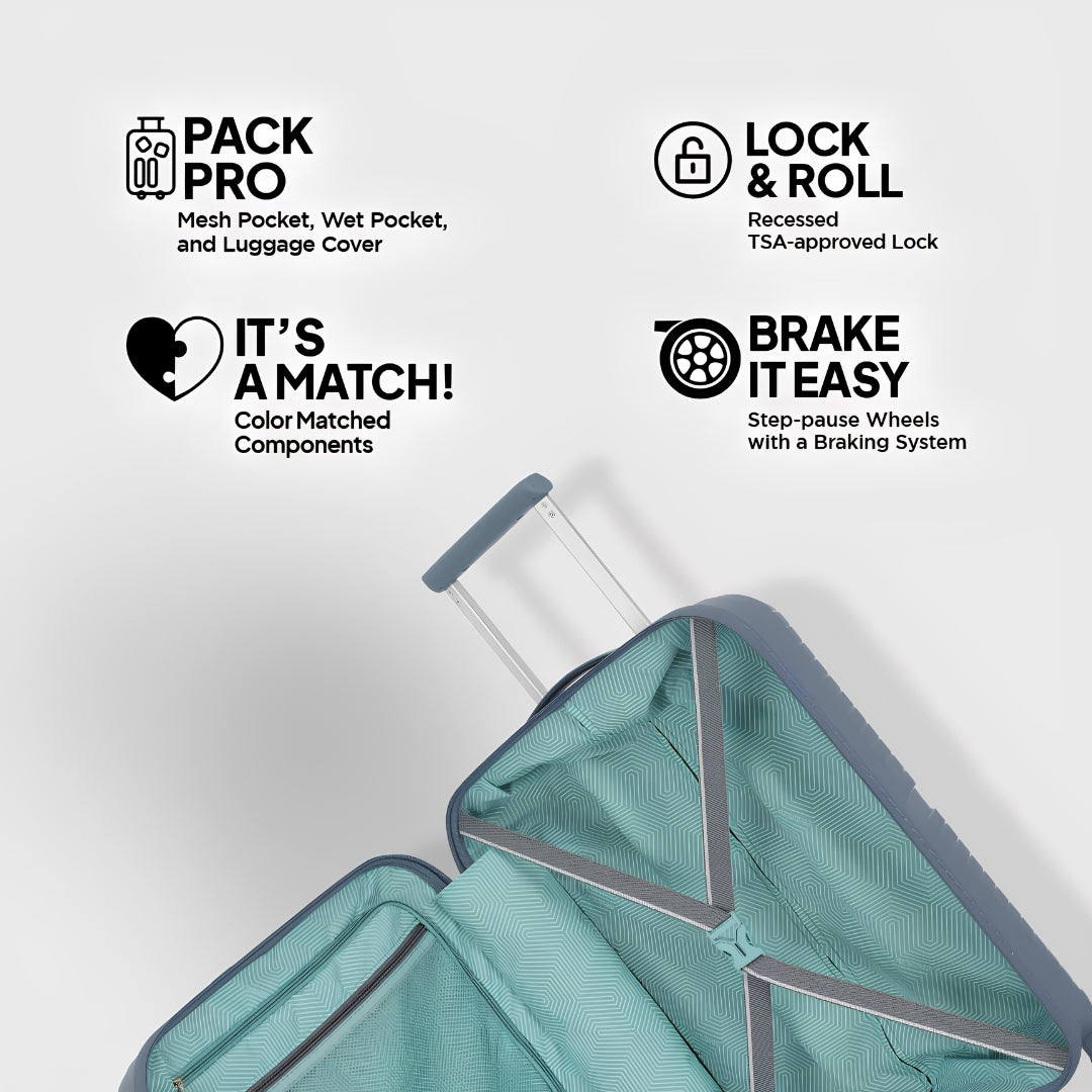 American Tourister Airconic 2.0 Spinner - Cool Grey Key Feature_11