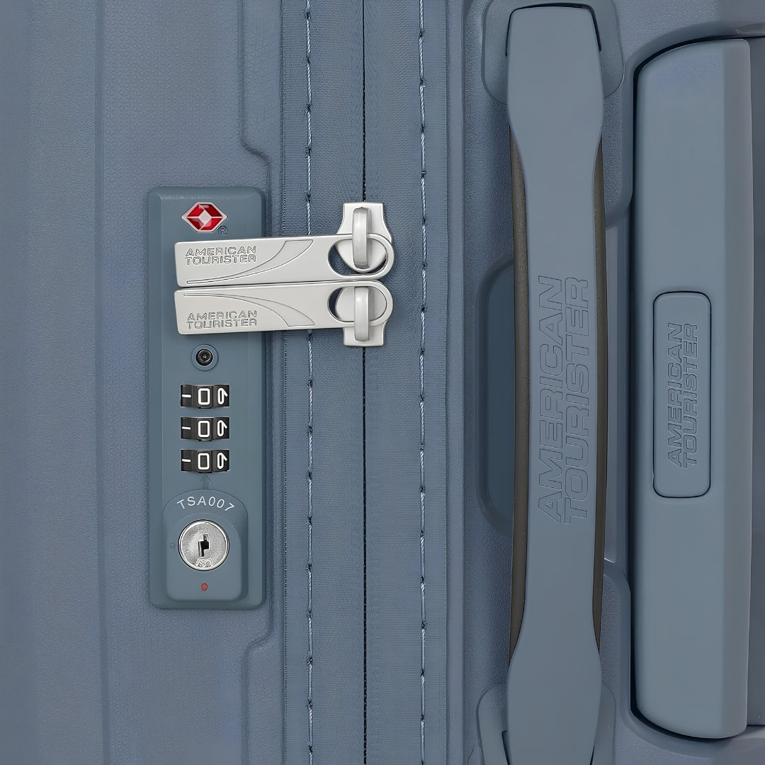 American Tourister Airconic 2.0 Spinner - Cool Grey Number Lock_8