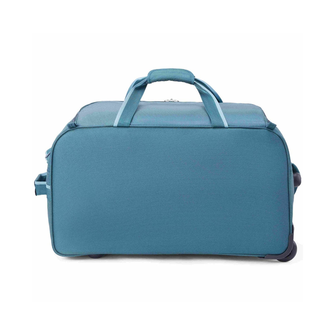 American Tourister Astic Wheeled Duffle - Medium 62 cm Green Back View_4