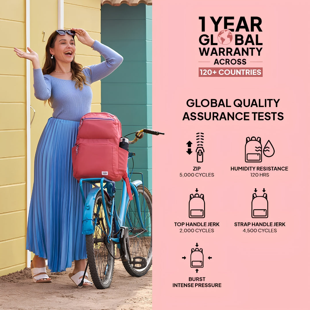 American Tourister Braydon Backpack 01 Bag 22 L - Pink Key Feature_5