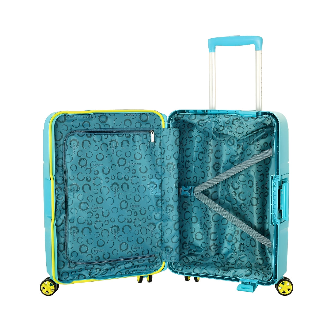 American Tourister Circurity Max Spinner - Scuba Blue Product Open View_5