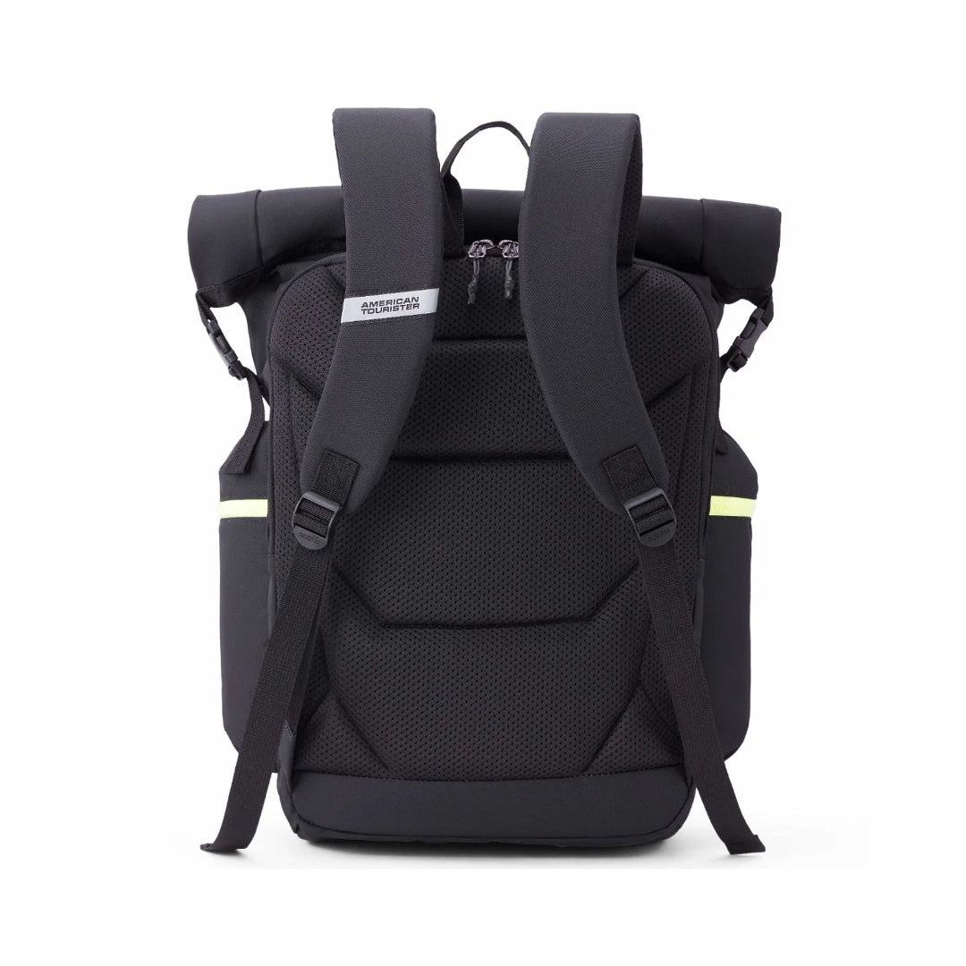 American Tourister Dank Backpack Bag 77 cm - Black Back View_5
