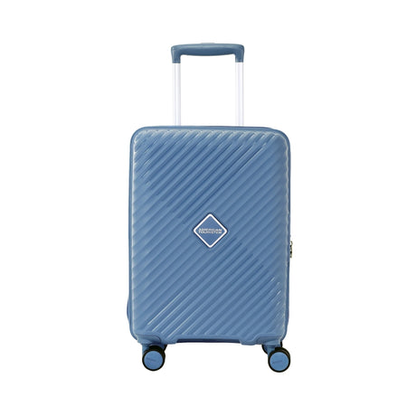 American Tourister Diamo Spinner - Cabin 55 cm Blue Front View_2