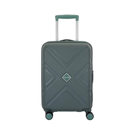 American Tourister Kross Spinner - Cabin 55 cm Green Front View_2