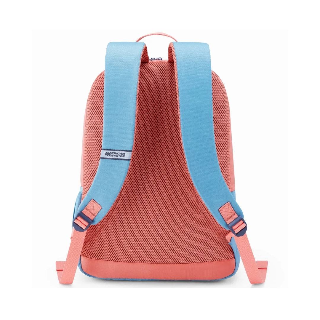 American Tourister NEO 4.0 School Backpack Bag 54.5 cm Coral Back View_4
