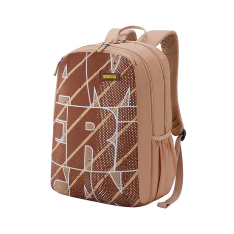 American Tourister NEO 4.0 School Backpack Bag 55.5 cm Brown Front View_1