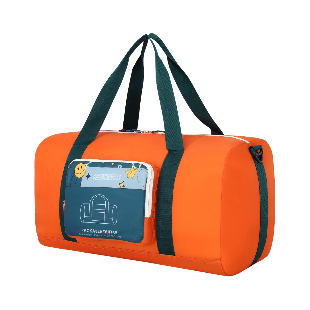 American Tourister Packable Duffle 03 - Amberglow Front View_1