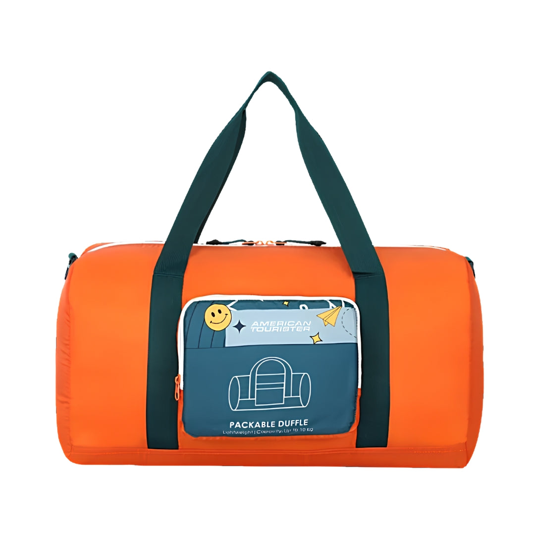 American Tourister Packable Duffle 03 - Amberglow Front View_2