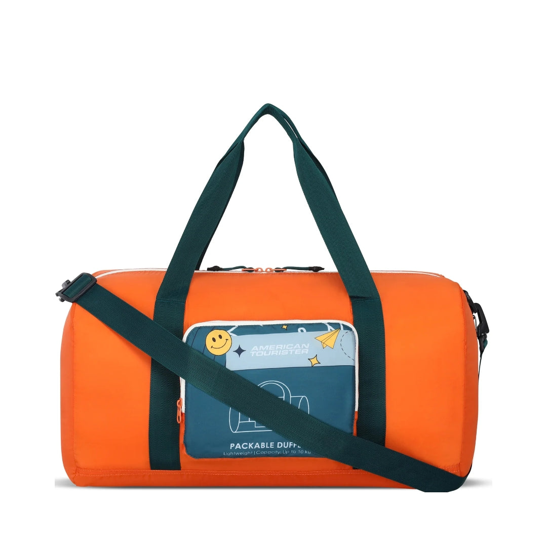 American Tourister Packable Duffle 03 - Amberglow Front View_6