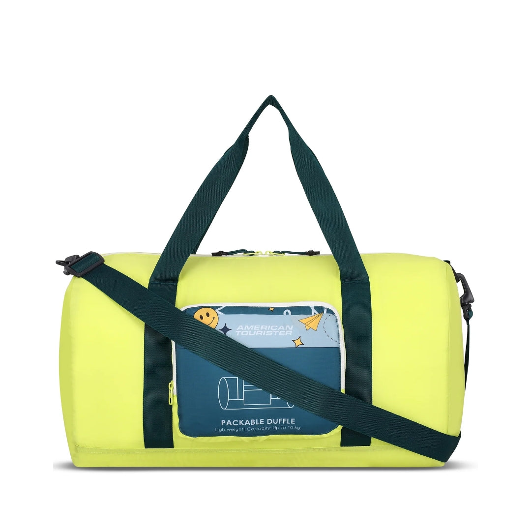 American Tourister Packable Duffle 03 - E. Primrose Front View_6