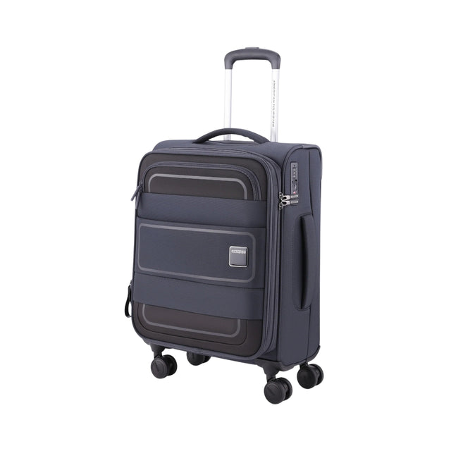 American Tourister Philly Spinner - Cabin 60 cm Black Front View_1