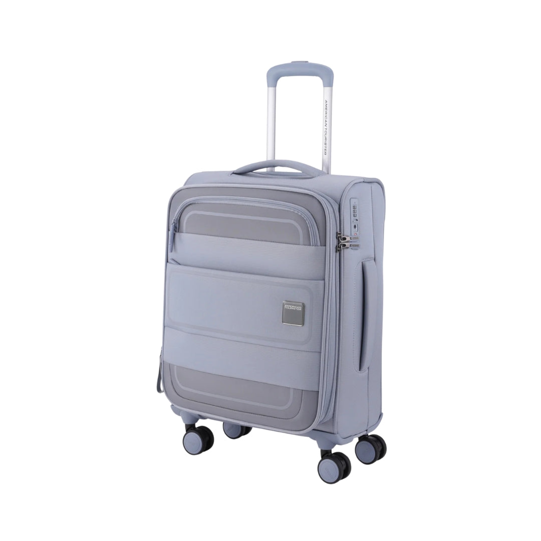 American Tourister Philly Spinner - Cabin 60 cm Grey Front View_1