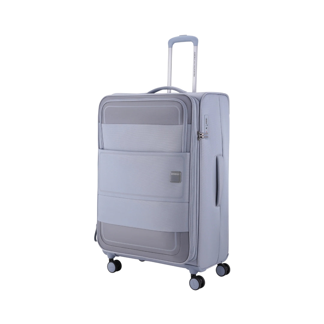 American Tourister Philly Spinner - Large 82 cm Grey Front View_1
