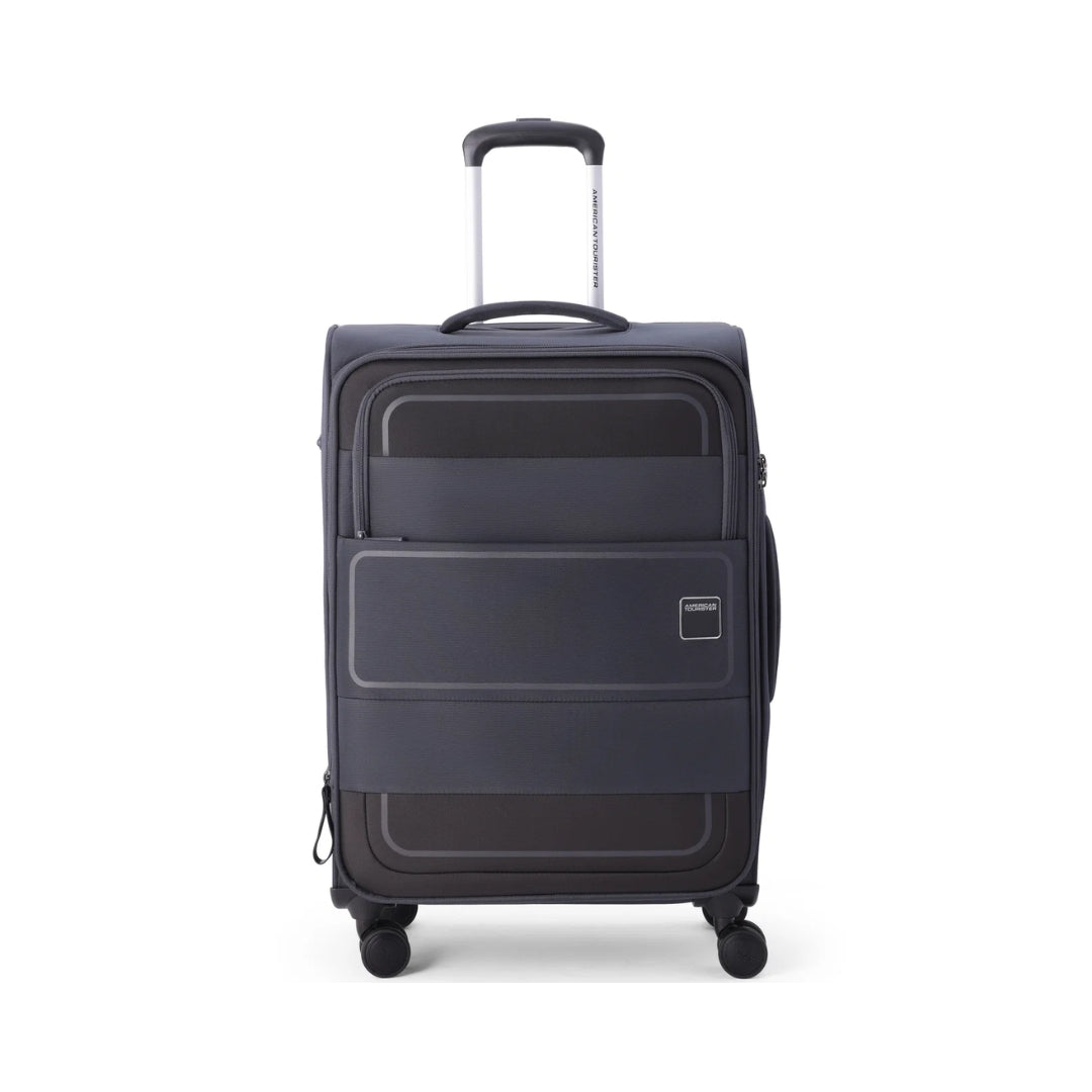 American Tourister Philly Spinner - Medium 70 cm Black Front View_2