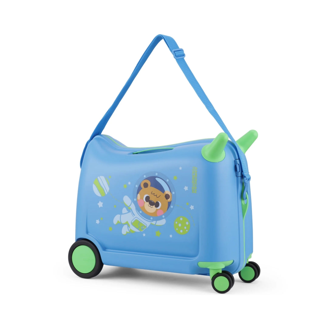 American Tourister Skiddle Spinner - Cabin 40 cm Blue Side View_3
