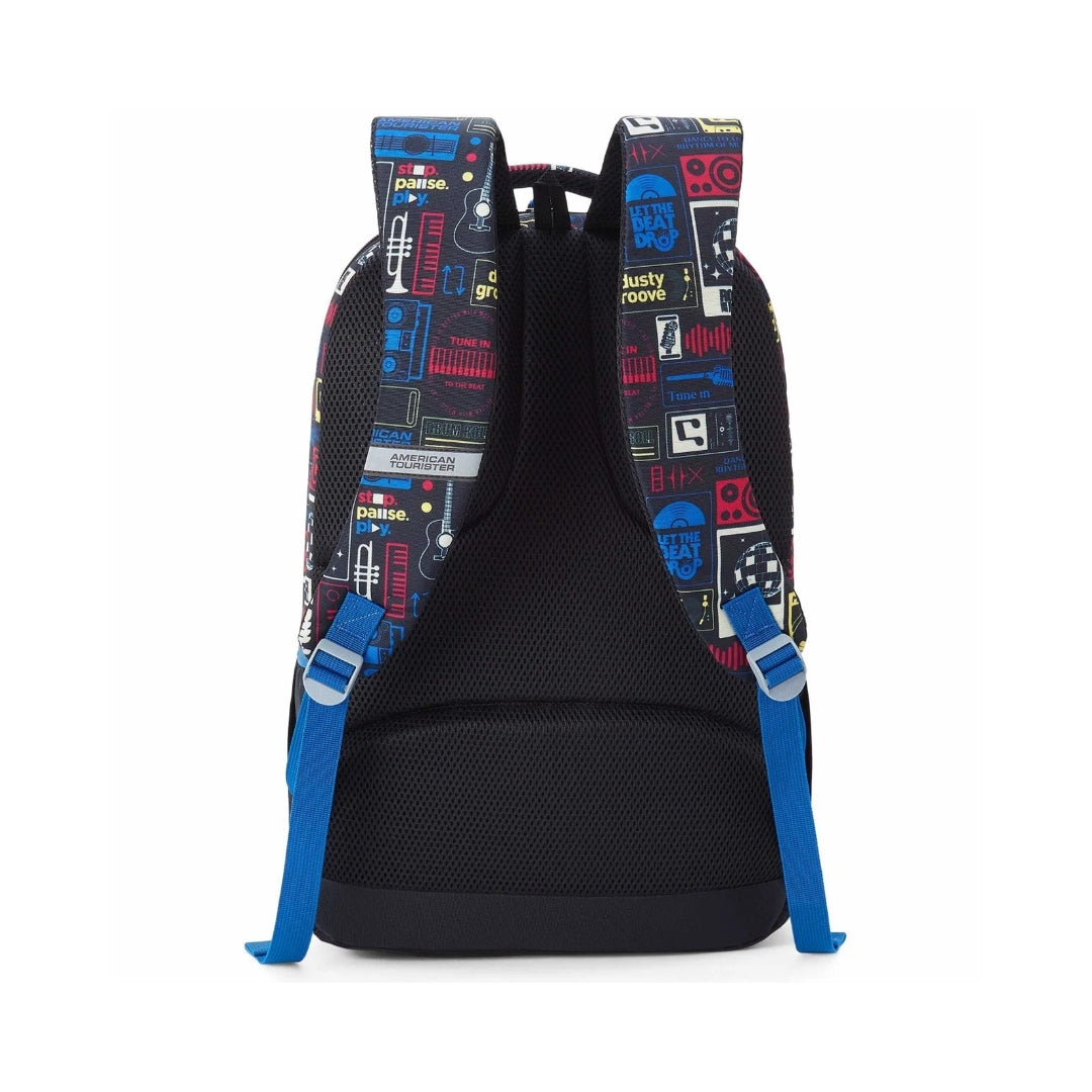 American Tourister Stan Style 02 Backpack Bag 68.5 cm - Black Back View_5