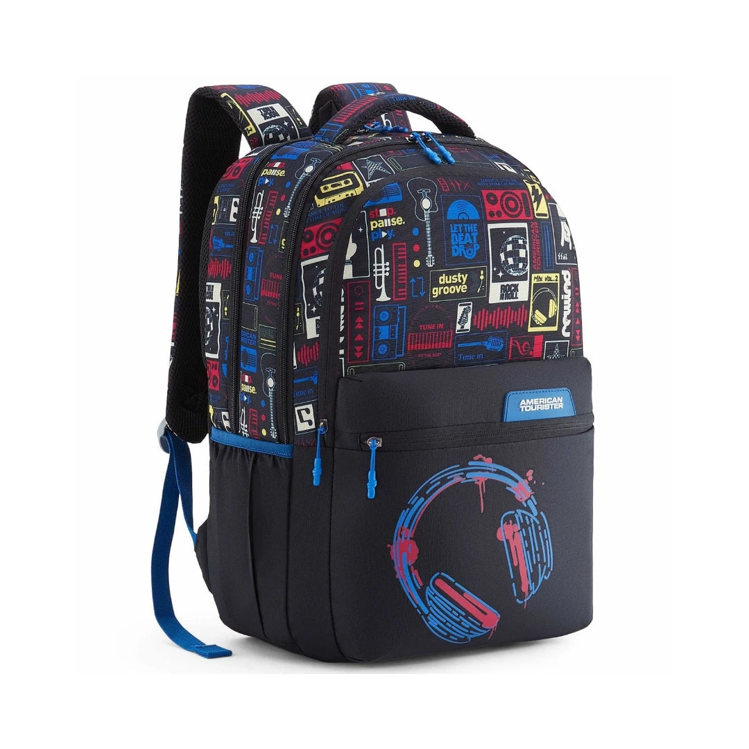 American Tourister Stan Style 02 Backpack Bag 68.5 cm - Black Left View_3