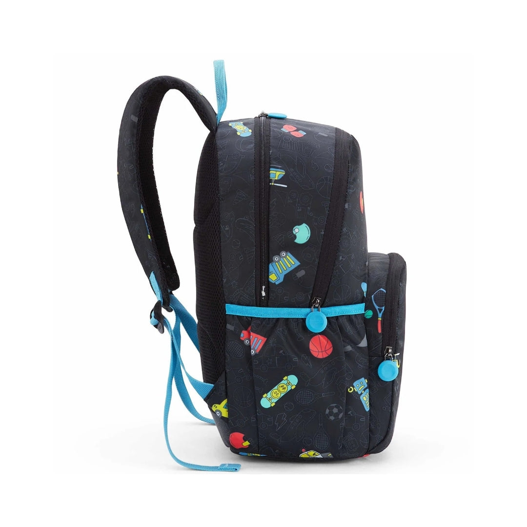 American Tourister Uni-Kid Back Pack Kids Bag 47 cm - Black Left View_4