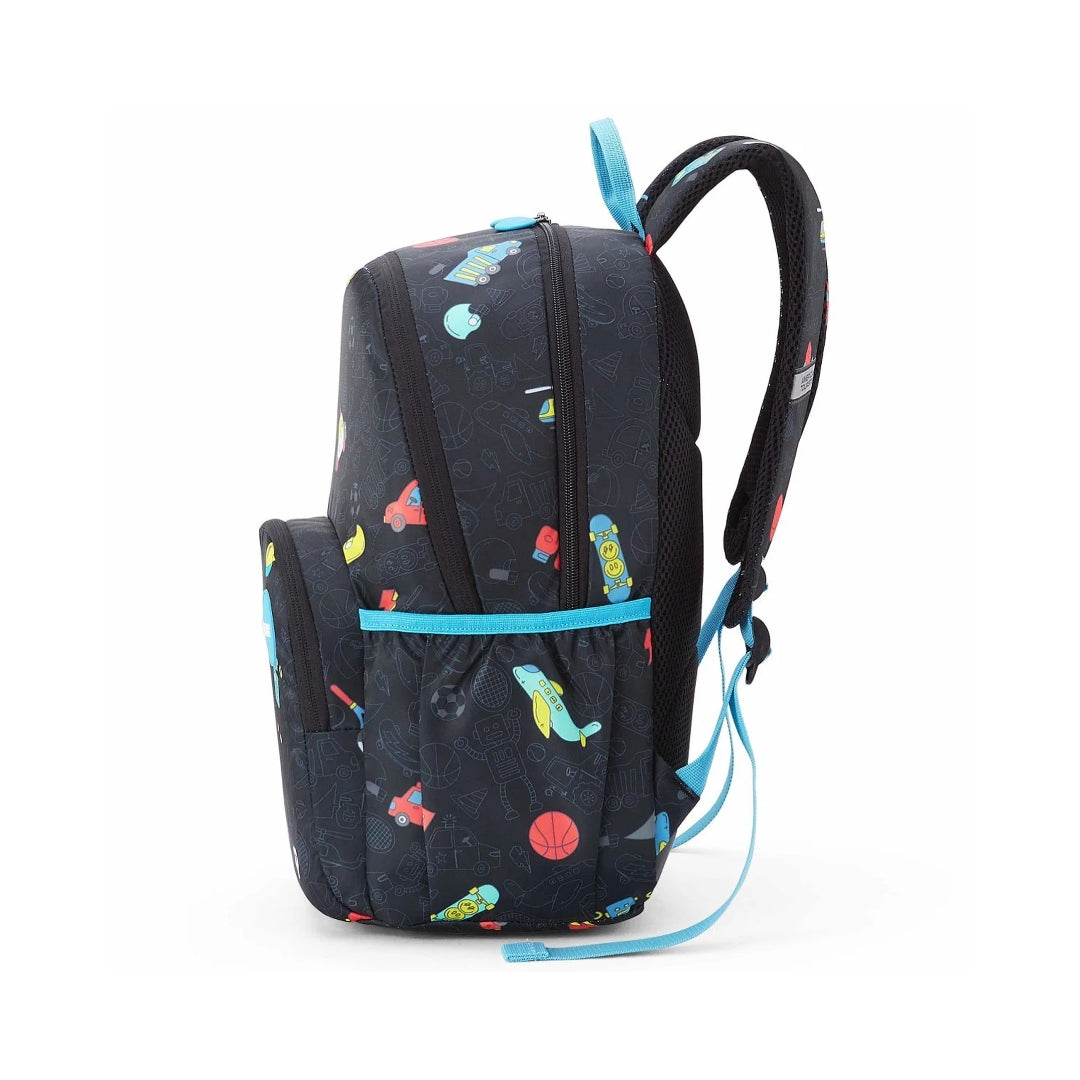 American Tourister Uni-Kid Back Pack Kids Bag 47 cm - Black Right View_6