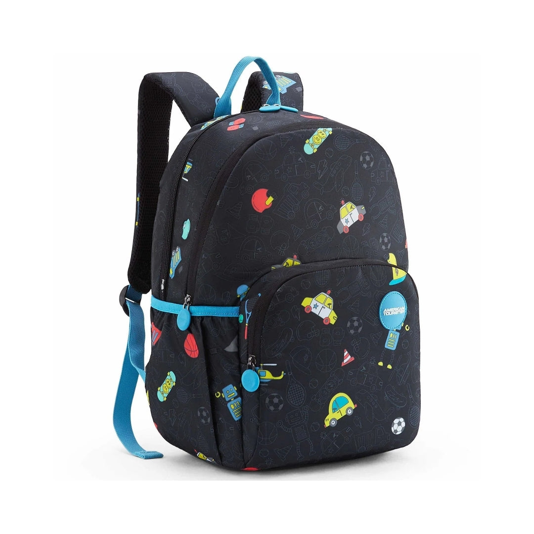 American Tourister Uni-Kid Back Pack Kids Bag 47 cm - Black left View_3