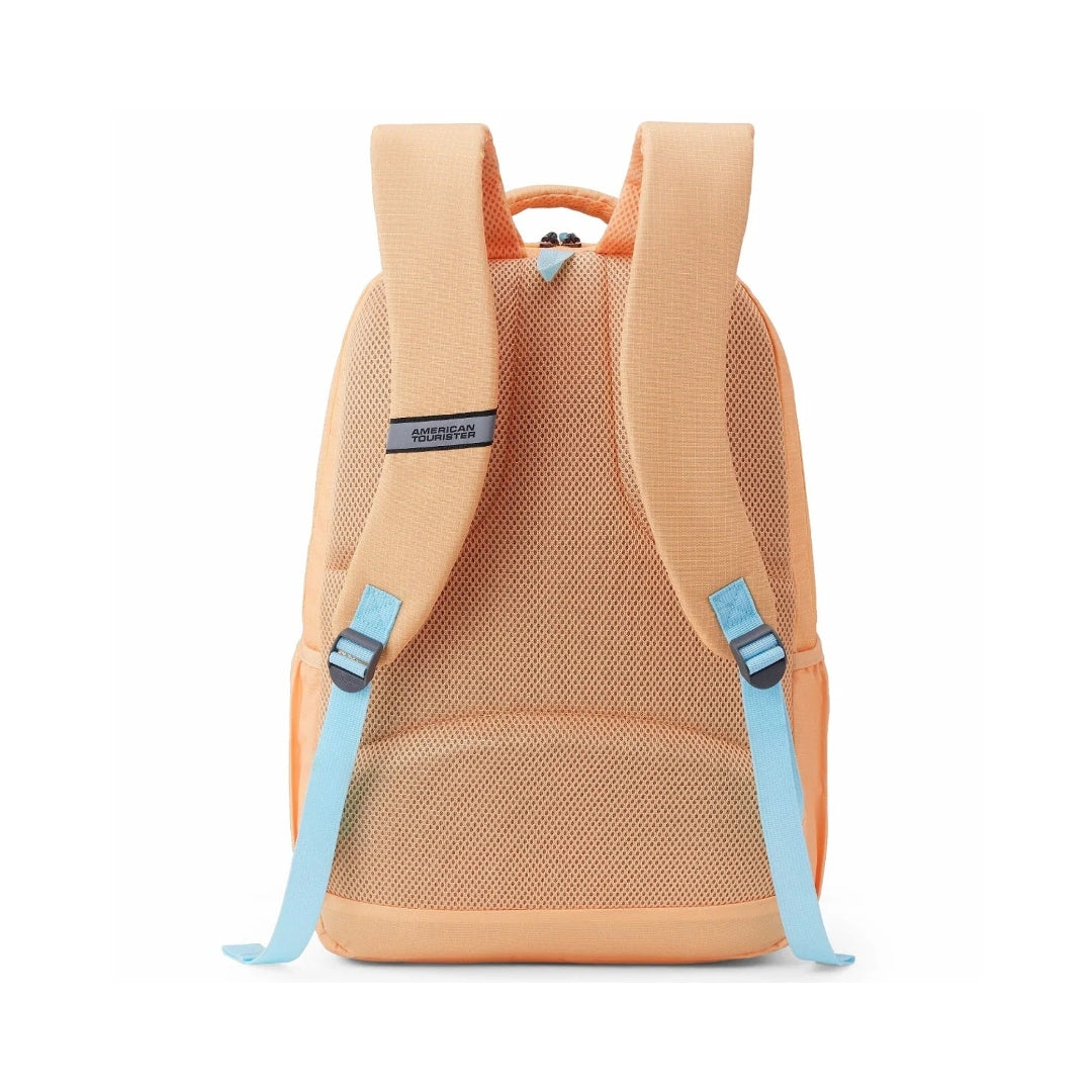 American Tourister Uni-Prim Backpack Bag 43 cm - Peach Back View_6