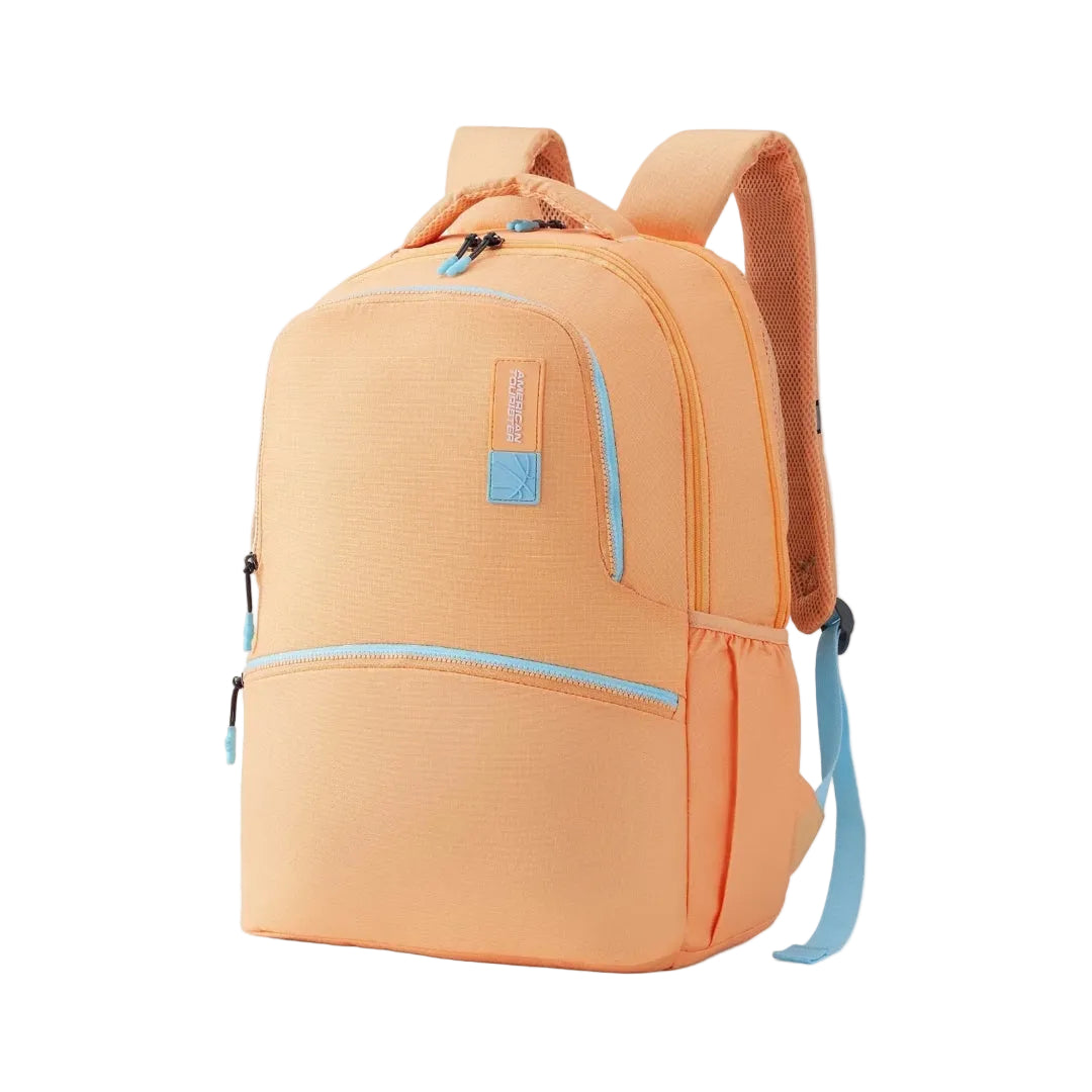 American Tourister Uni-Prim Backpack Bag 43 cm - Peach Front View_1