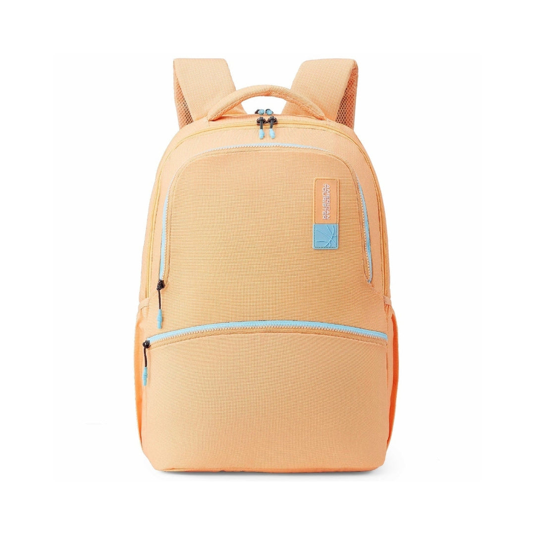 American Tourister Uni-Prim Backpack Bag 43 cm - Peach Front View_2