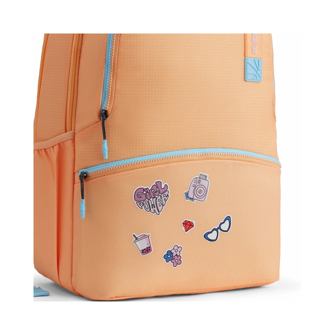 American Tourister Uni-Prim Backpack Bag 43 cm - Peach Lock  View_8