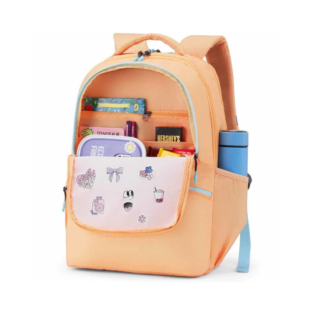 American Tourister Uni-Prim Backpack Bag 43 cm - Peach Open View_10
