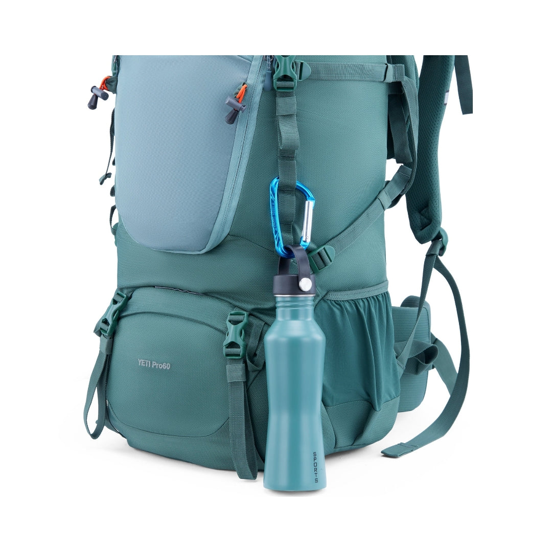 American Tourister YETI PRO Rucksack 60 L - Green Closure View_14
