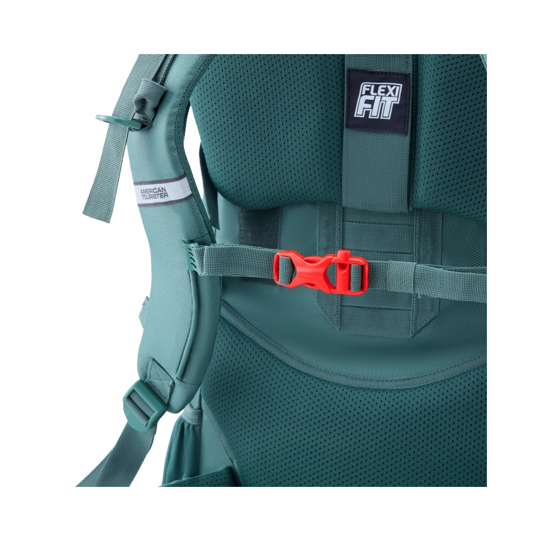American Tourister YETI PRO Rucksack 60 L - Green Closure View_16