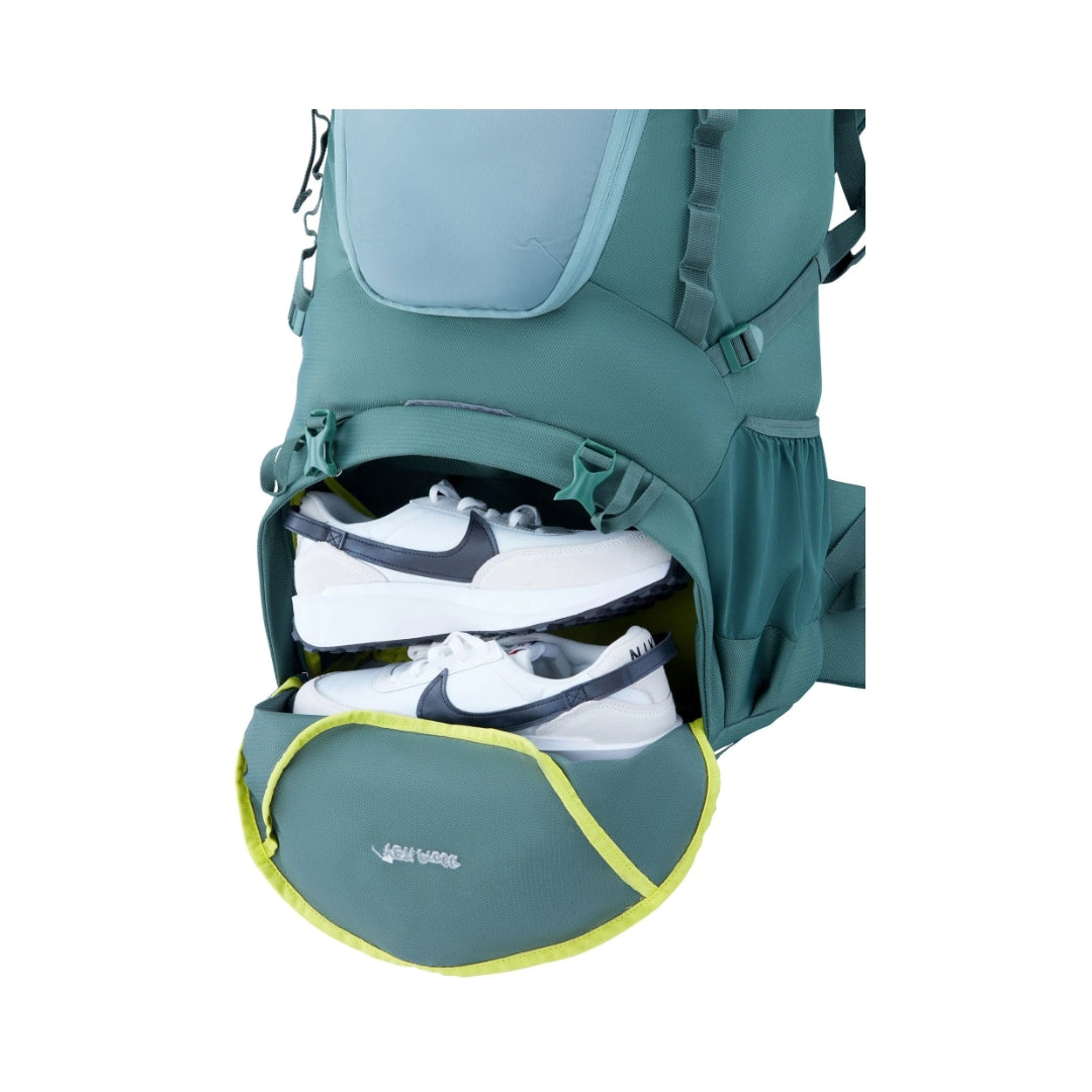 American Tourister YETI PRO Rucksack 60 L - Green Open View_8