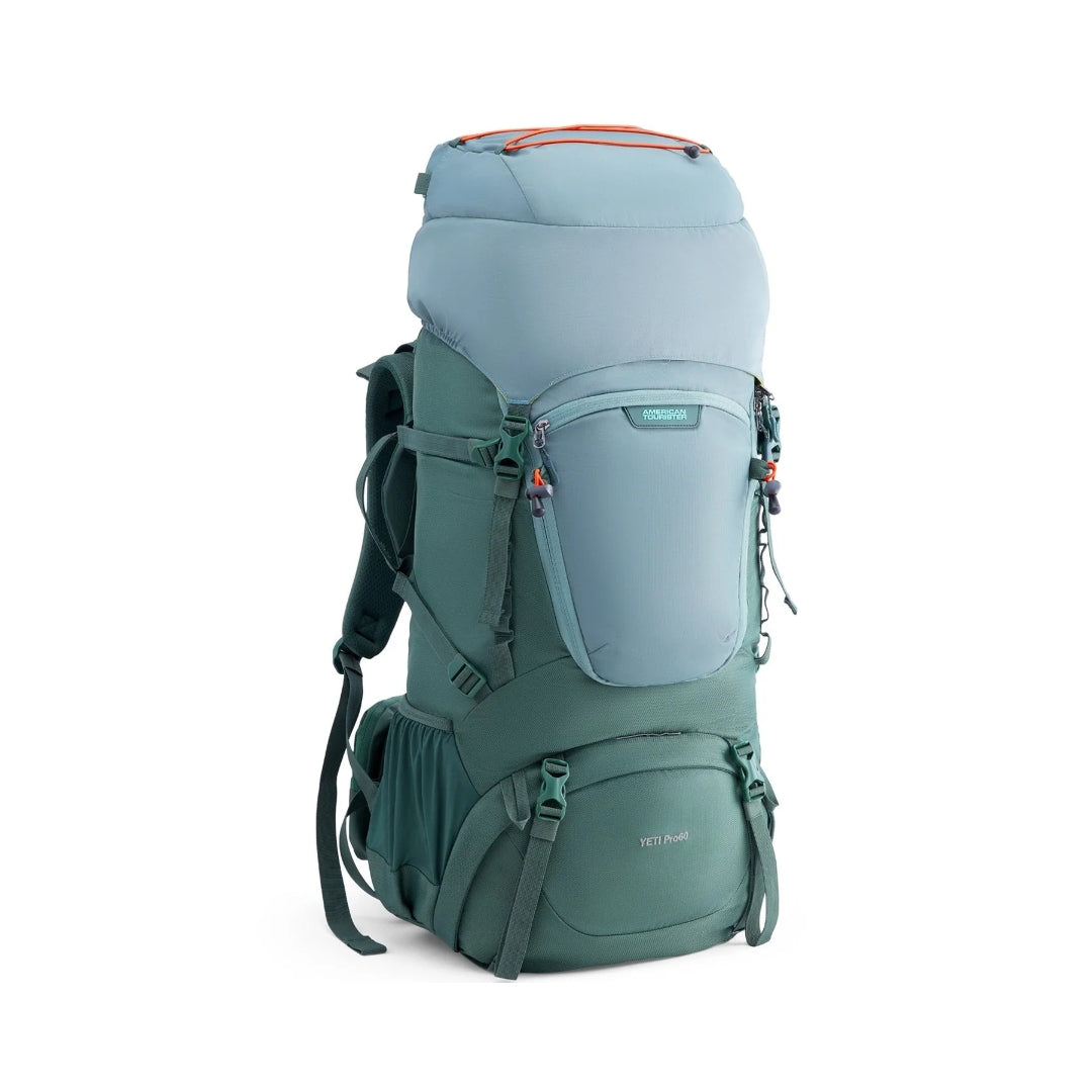 American Tourister YETI PRO Rucksack 60 L - Green Right View_7