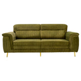 Amster Pro Comfort Fabric Sofa Set (3+1+1 Seater) - Green