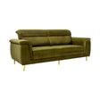 Amster Comfort Fabric Sofa 3-Seater - Green_1