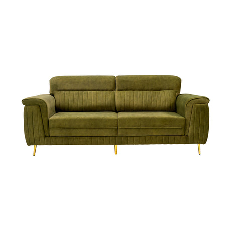 Amster Comfort Fabric Sofa 3-Seater - Green_2